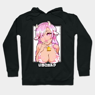 Strawberry Milk Cow Girl Hoodie